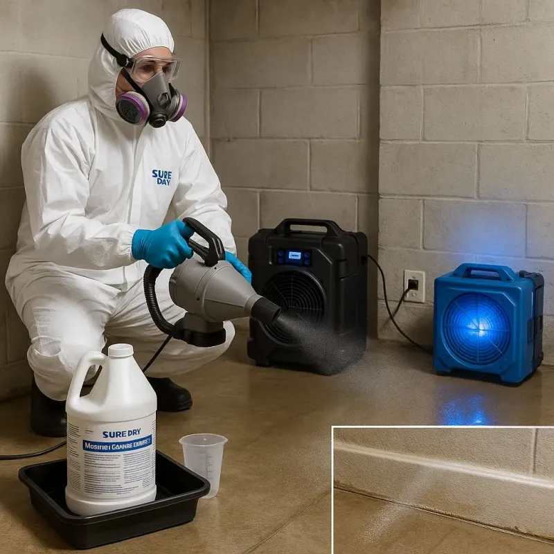 Sanitization and Odor Removal process in Winthrop, MA
