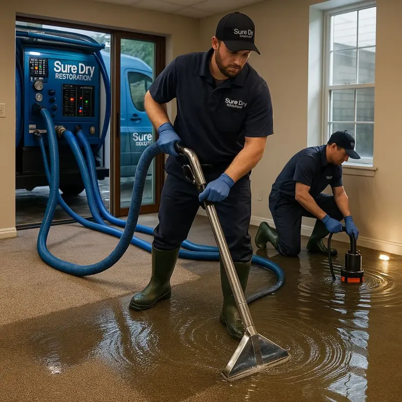 Water Extraction and Removal process in Winthrop, MA